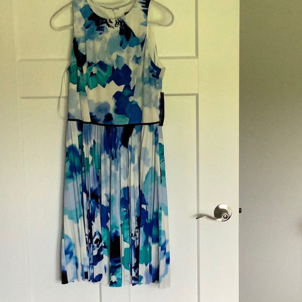 Petra Pleated Knit Dress